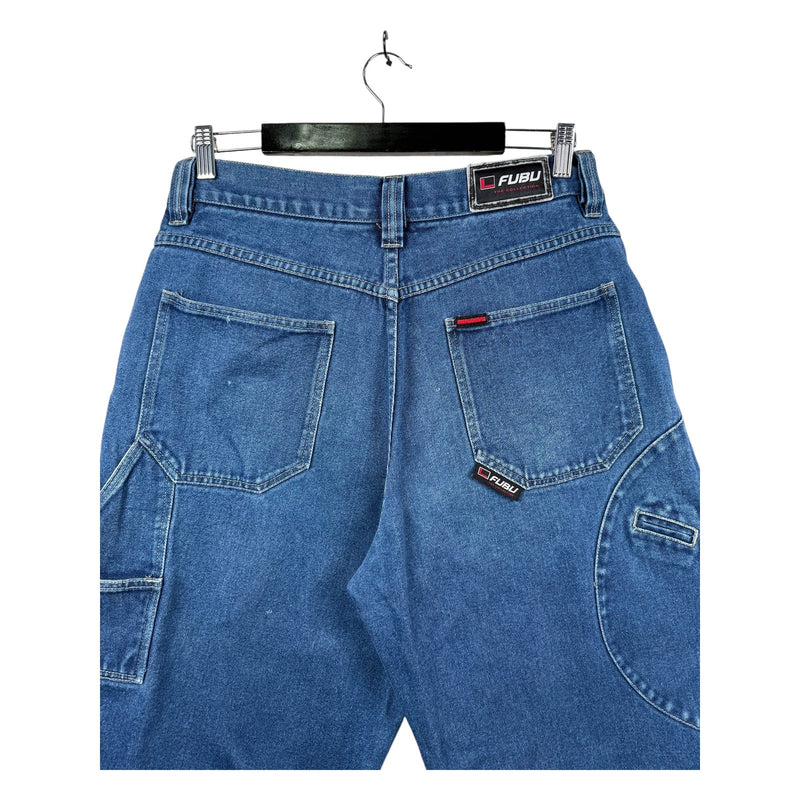 Vintage Fubu Carpenter Denim Jean Shorts 34