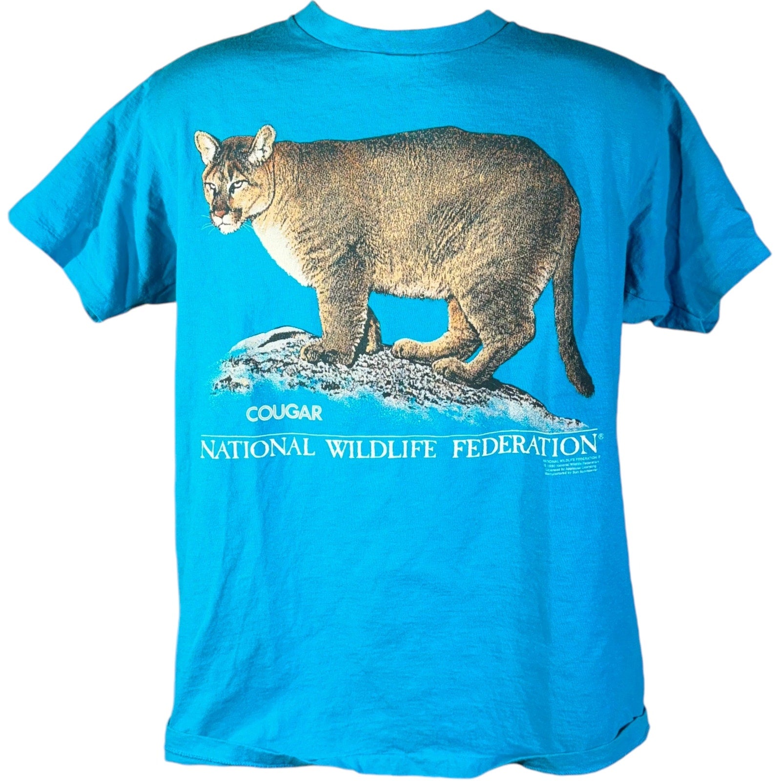 Vintage National Wildlife Federation Cougar Nature Tee 90s