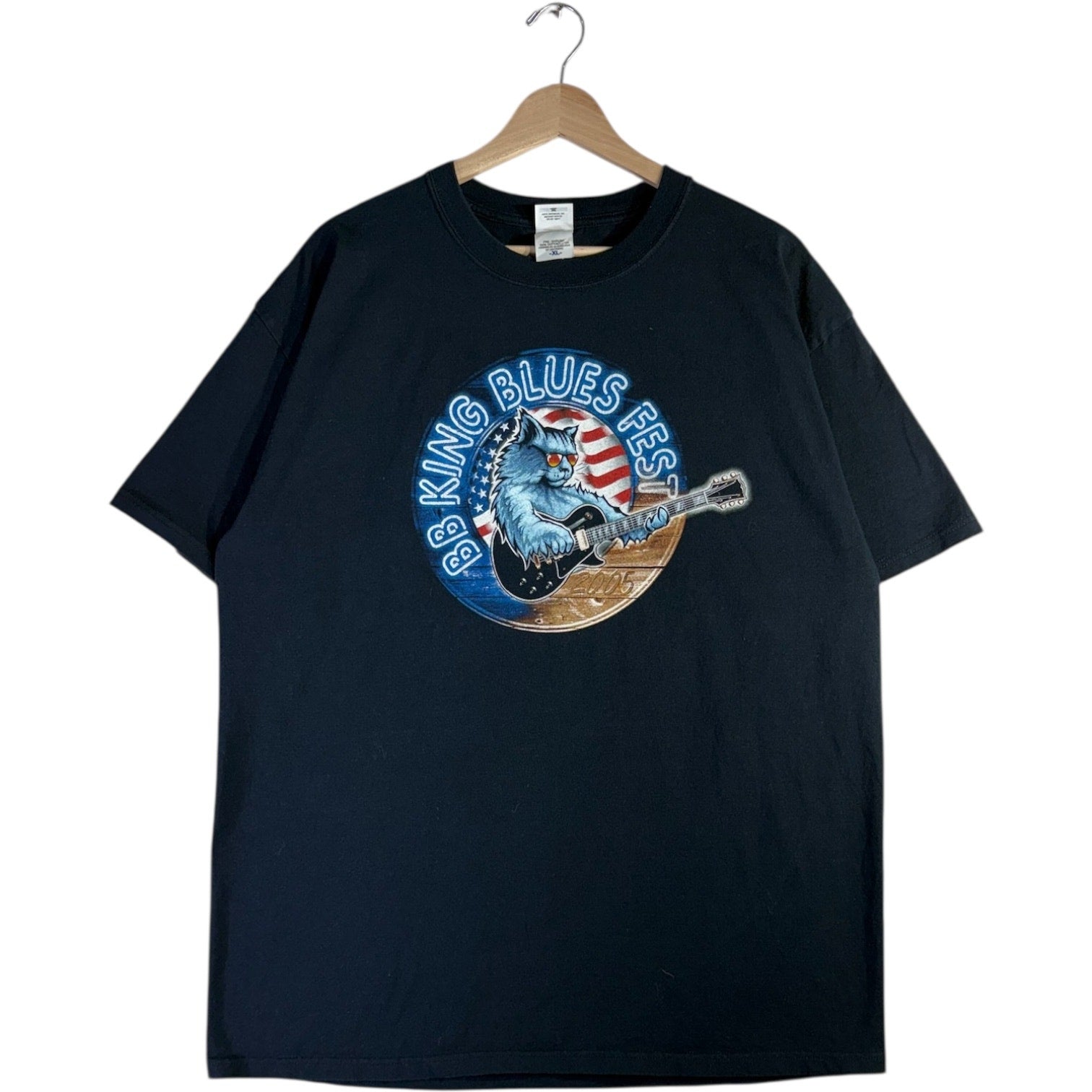 Vintage BB King Blues Fest Guitar Animal T-Shirt