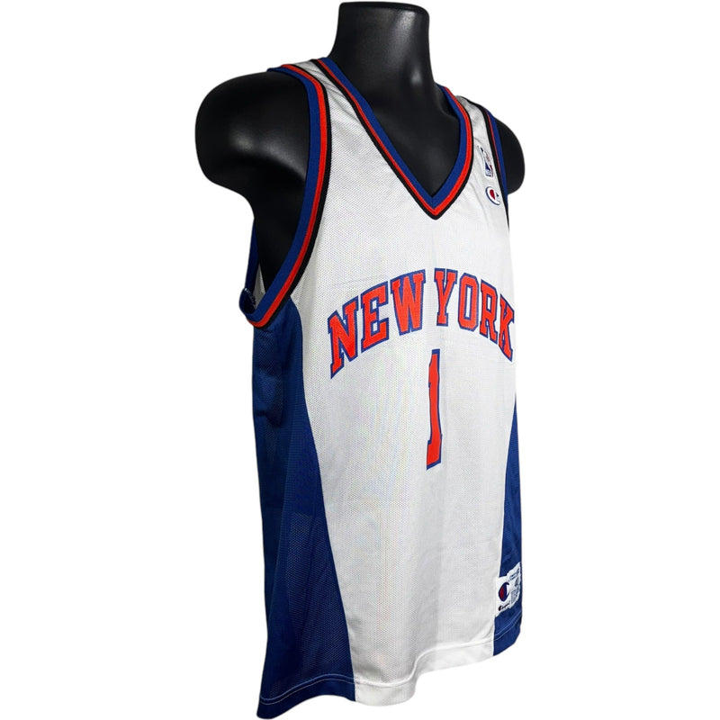 Vintage Champion New York Knicks Renko #1 NBA Jersey 90s