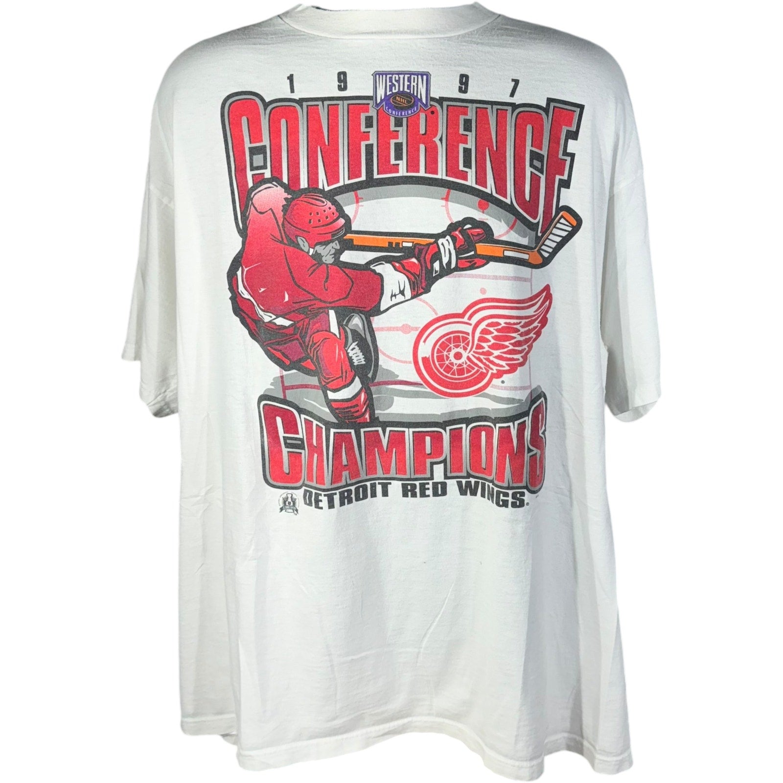 Vintage Starter Detroit Red Wings Conference Champions Tee