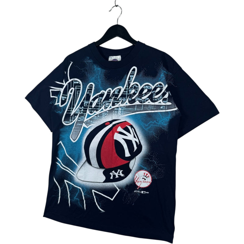 Vintage New York Yankees Lightning Hat AOP Tee