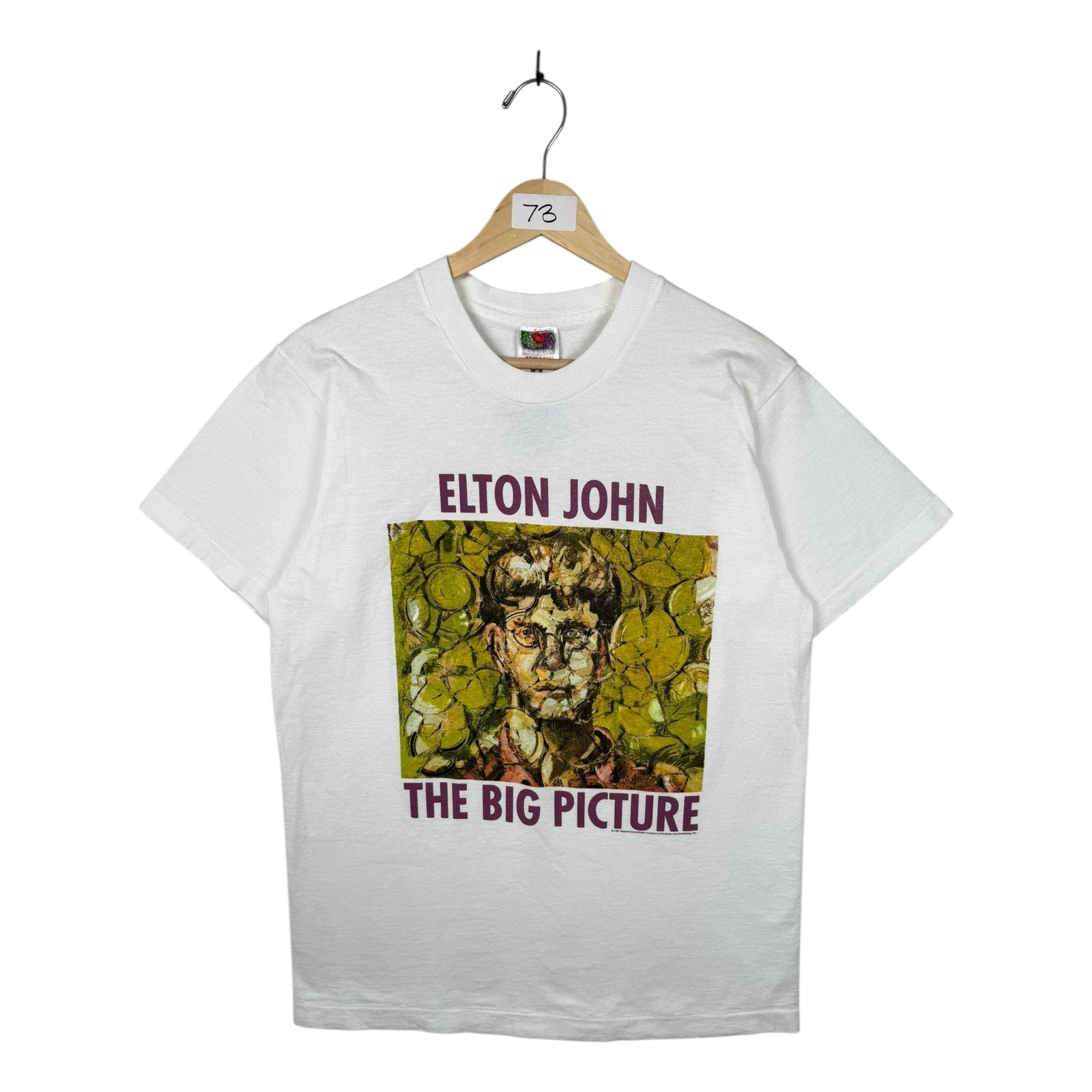 Vintage Elton John The Big Picture Tour T-Shirt