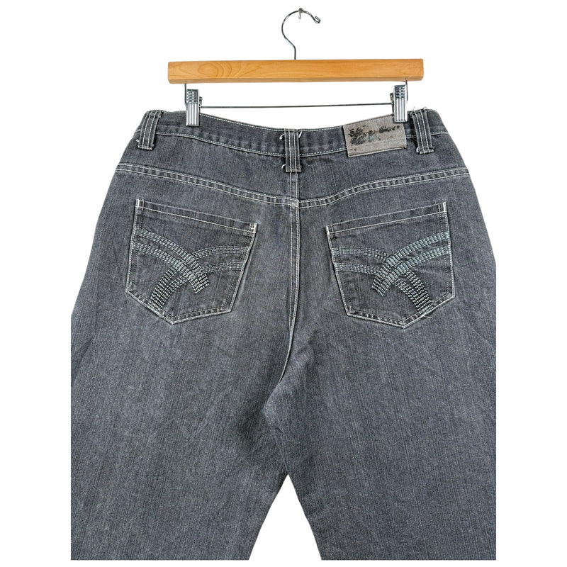 Vintage Raw Blue Denim Shorts 34