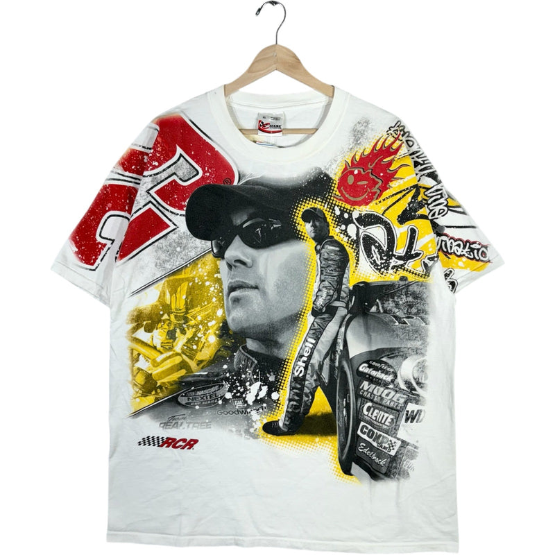 Vintage Kevin Harvick #29 AOP Double Sided NASCAR Tee