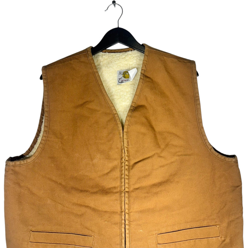 Vintage Carhartt Workwear Sherpa Lined Vest