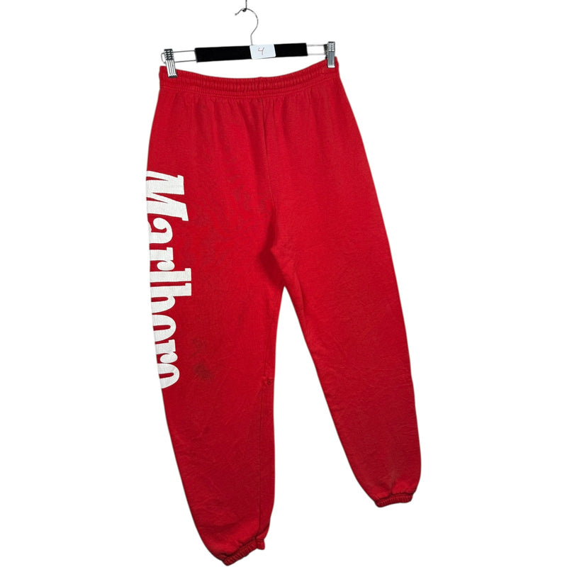 Vintage Marlboro Spellout Logo Sweatpants 30