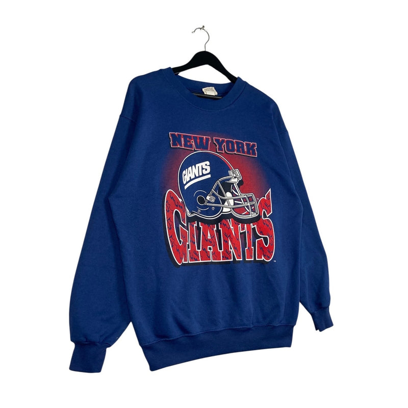 Vintage New York Giants Helmet Spellout NFL Crewneck