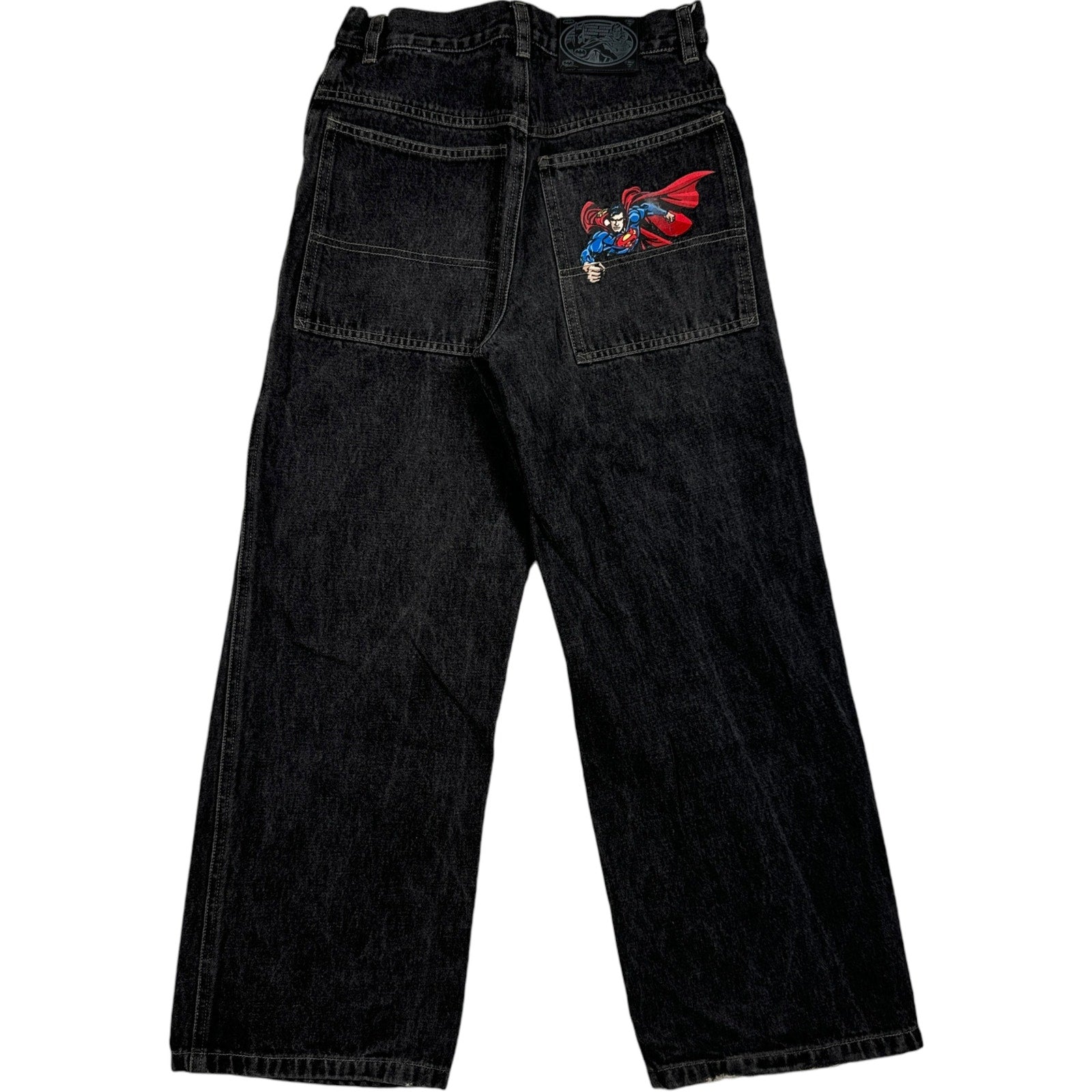 Vintage Warner Bro's Superman Batman Wide Leg Denim Jeans