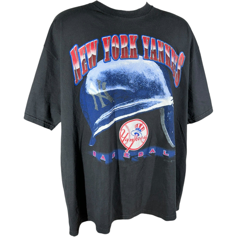 Vintage New York Yankees Big Helmet Tee 90s