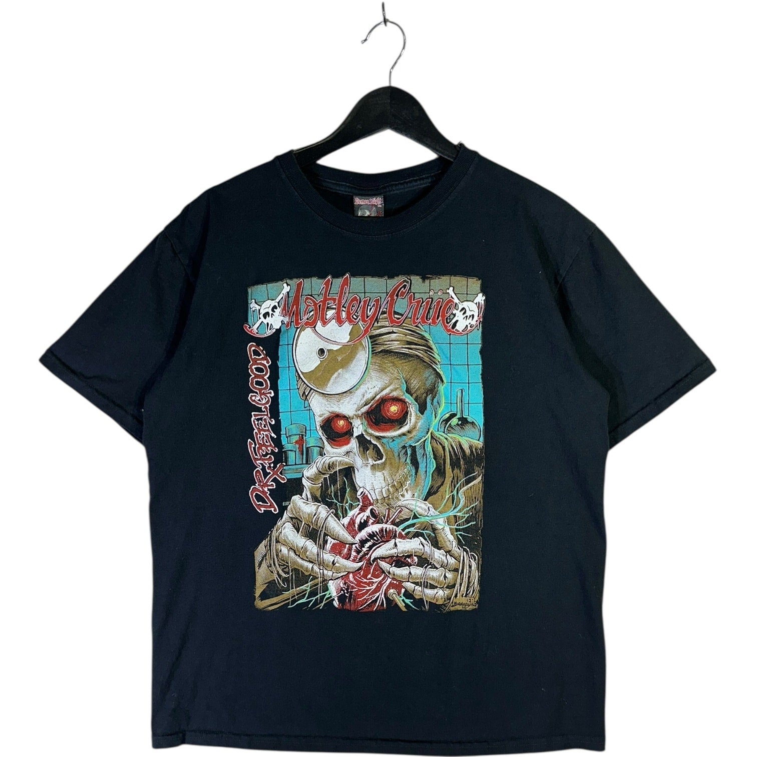 Vintage Mötley Crüe Dr. Feelgood Skeleton T-Shirt