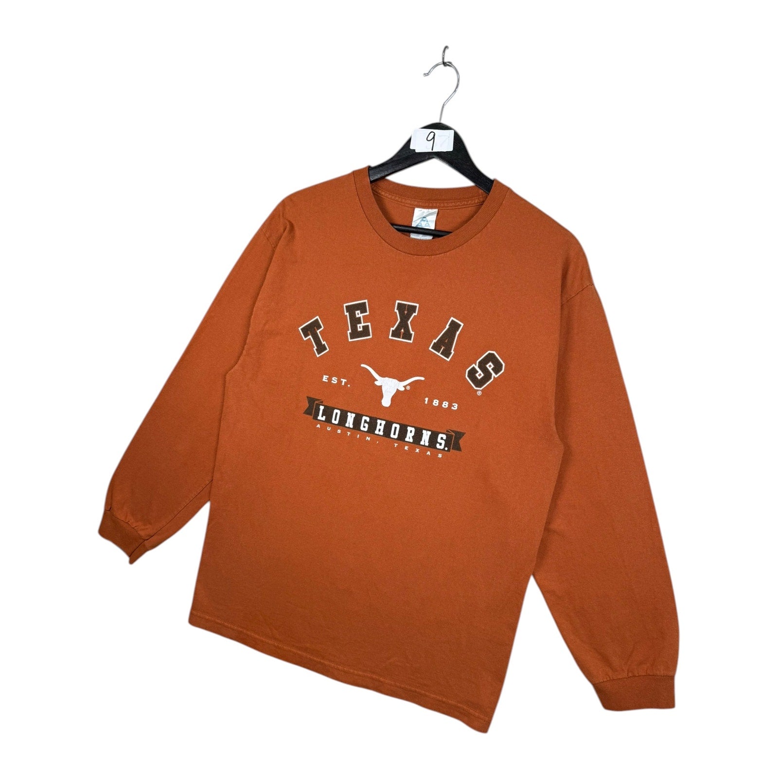 Vintage Texas Longhorns NCAA Long Sleeve T-Shirt