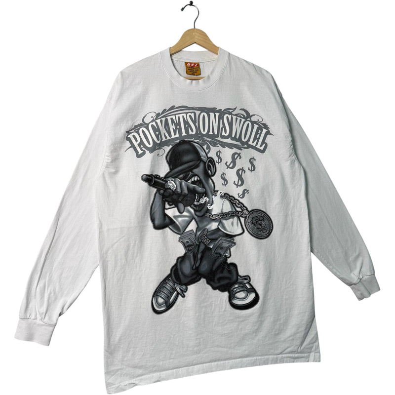 Vintage "Pockets on Swoll" Rapper Long Sleeve