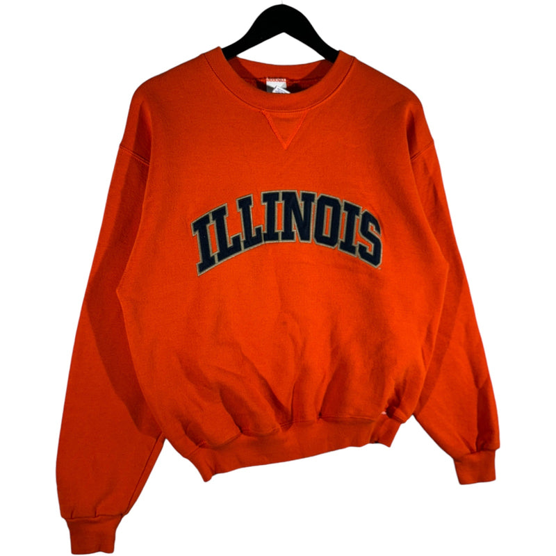 Vintage Russel University Of Illinois Spellout Crewneck