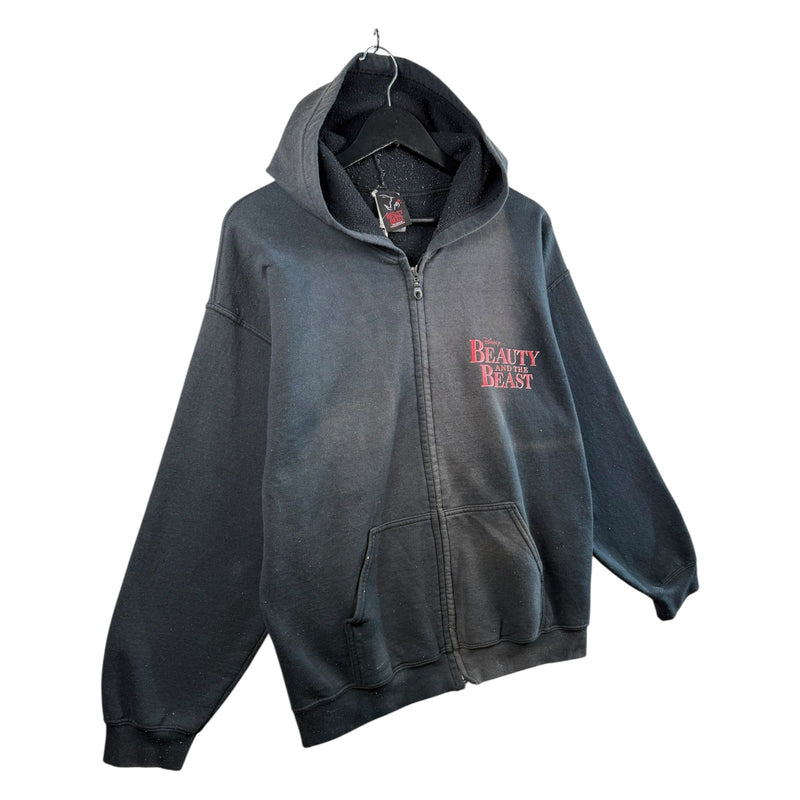 Vintage Disney Beauty And The Beast Full Zip Hoodie