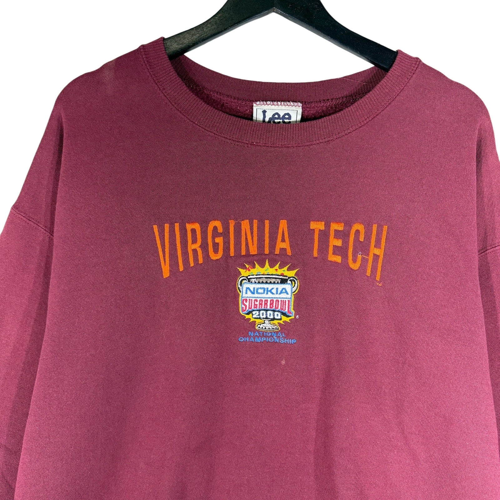 Vintage Virginia Tech Football Sugar Bowl Crewneck 2000