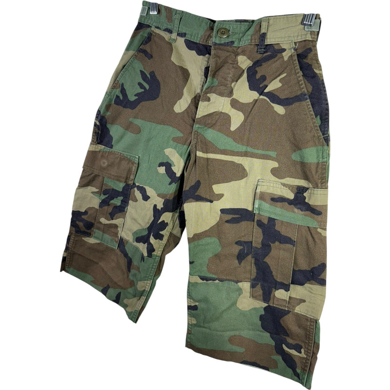 Vintage Cargo Camouflage Shorts X-Small