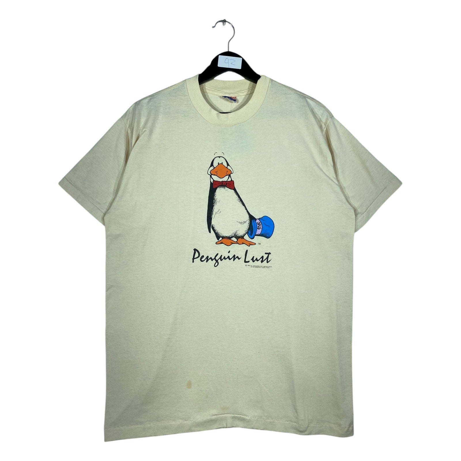 Vintage Penguin Last Graphic Print T-Shirt
