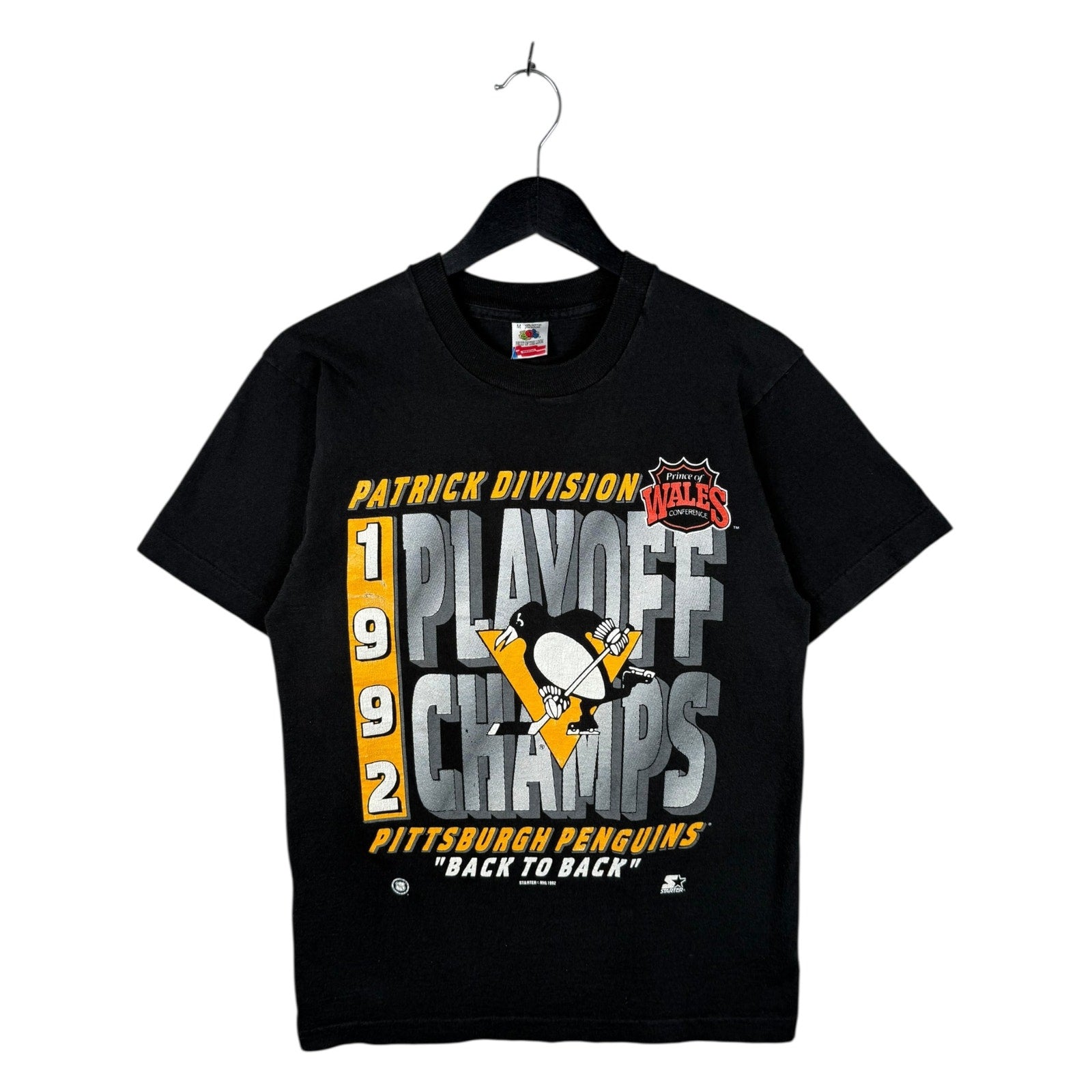 Vintage Pittsburgh Penguins Playoff Champs NHL T-Shirt