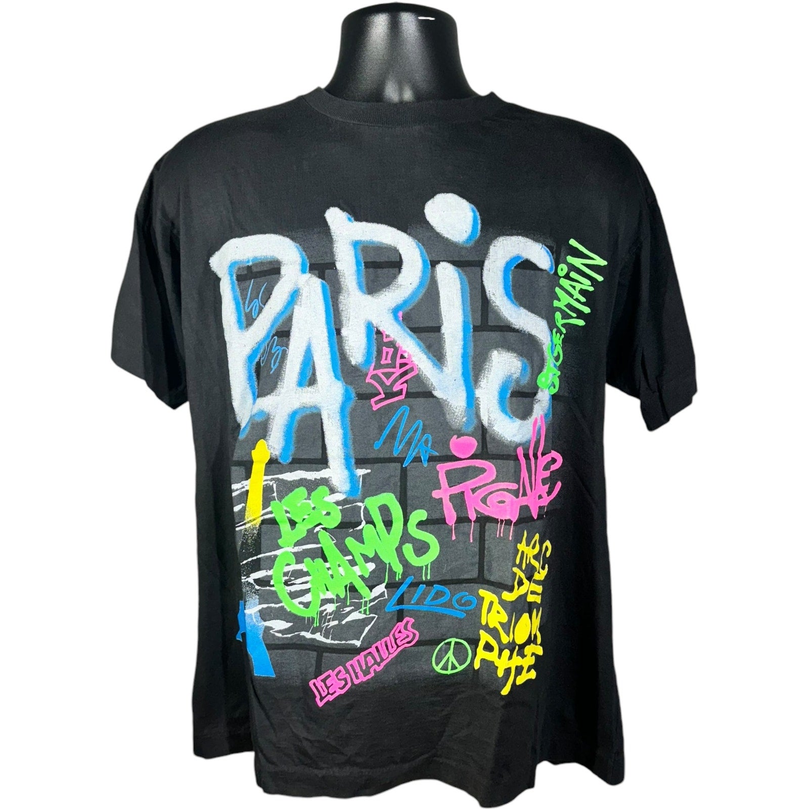 Vintage Paris Graffiti Tee