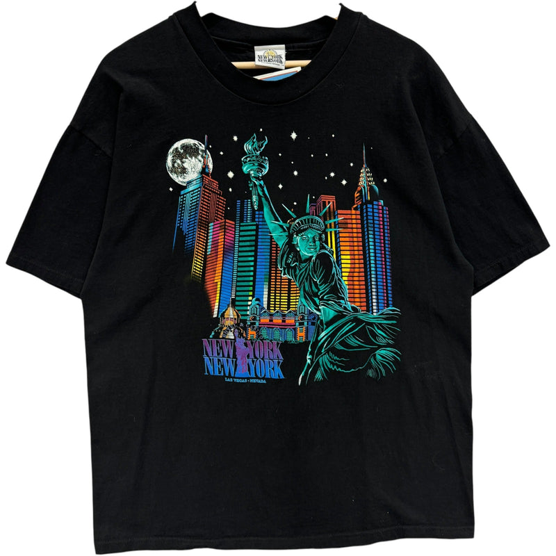 Vintage New York New York Hotel and Casino Las Vegas Souvenir Tee