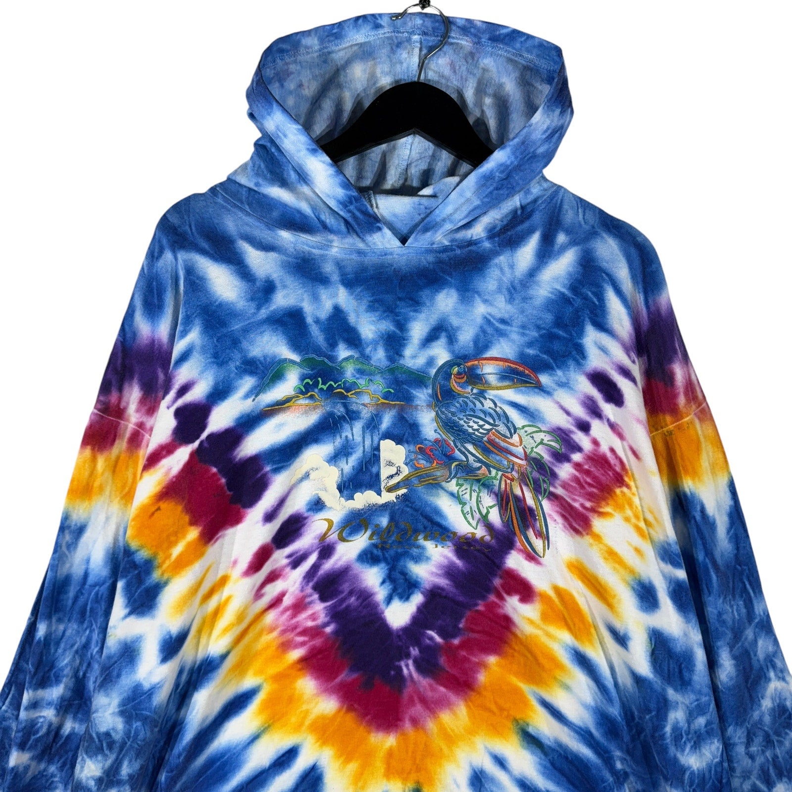 Vintage Wildwood New Jersey Tie Dye Hoodie