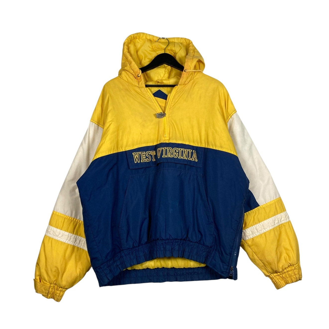 Vintage West Virginia 1/4 Zip Puffer Jacket