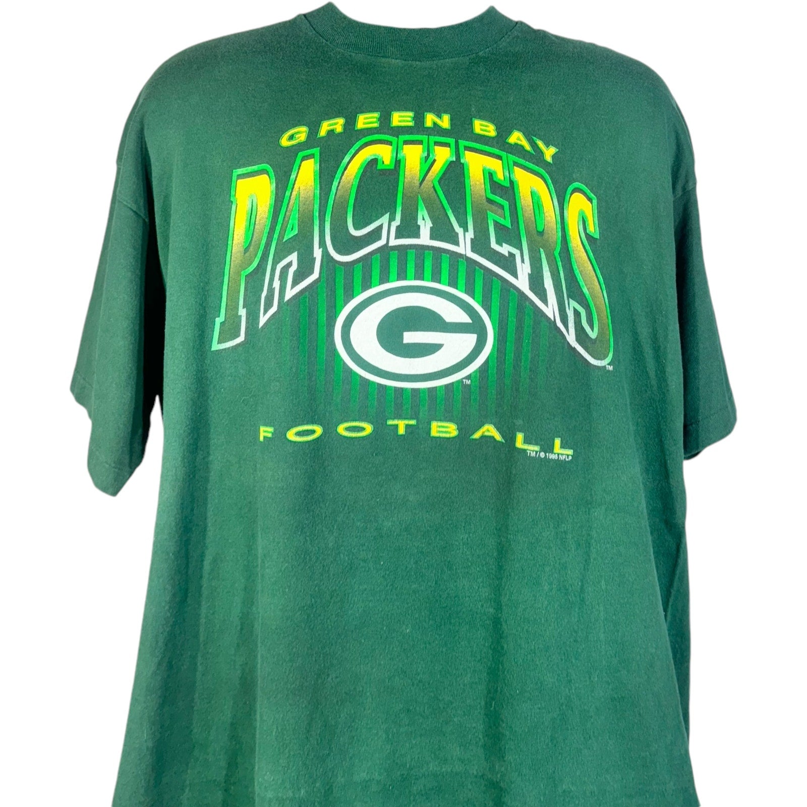 Vintage Salem Sportswear Green Bay Packers Spellout NFL Tee