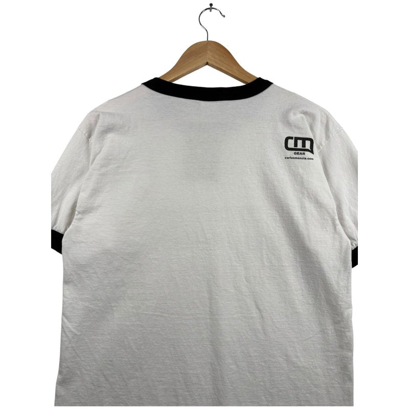 Vintage Alstyle Smileys Ringer T-Shirt