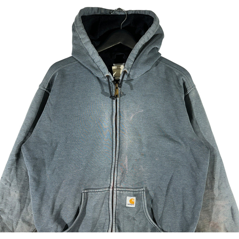 Vintage Carhartt Full Zip Faded Hoodie