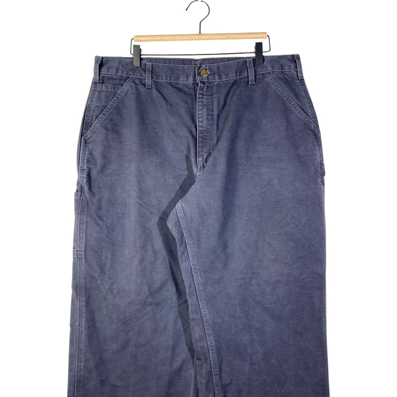 Vintage Carhartt Loose Straight Washed Duck Dungaree Work Pants 38x30