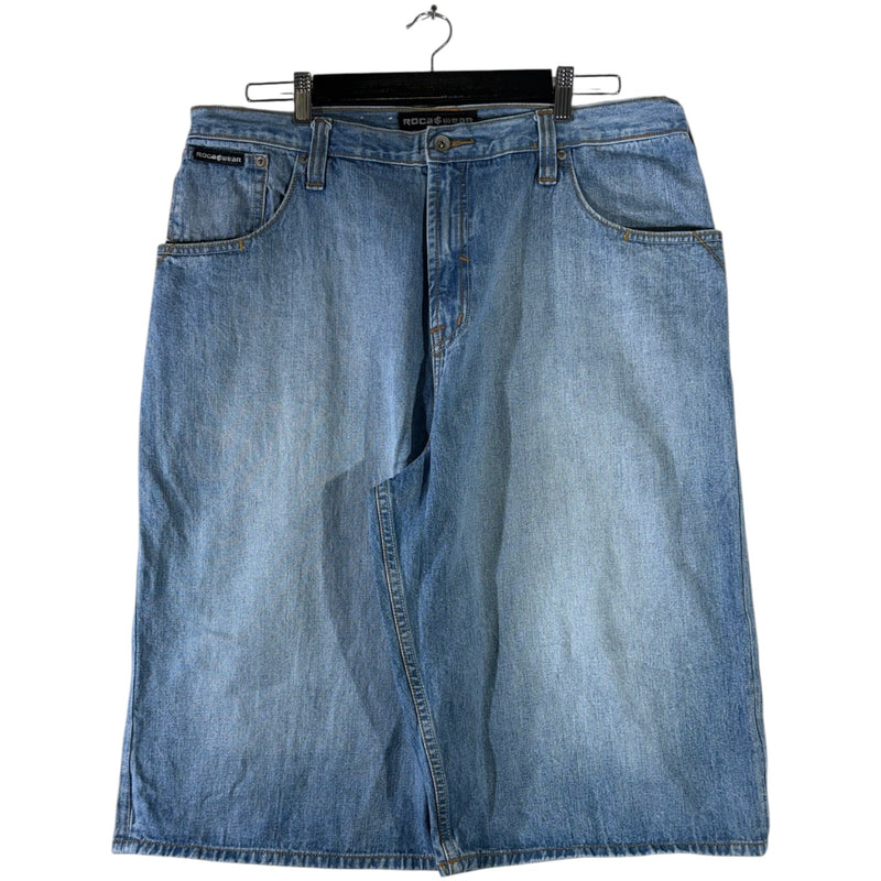 Vintage Rocawear Wide Leg Denim Shorts 38