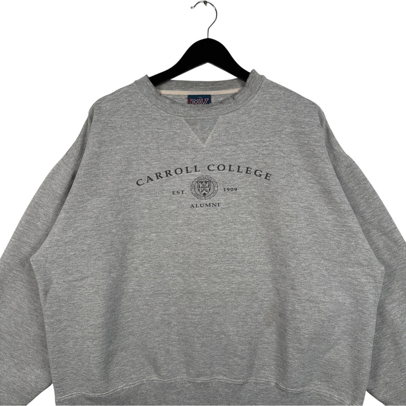 Vintage Carroll College Alumni Arch Spellout Crewneck