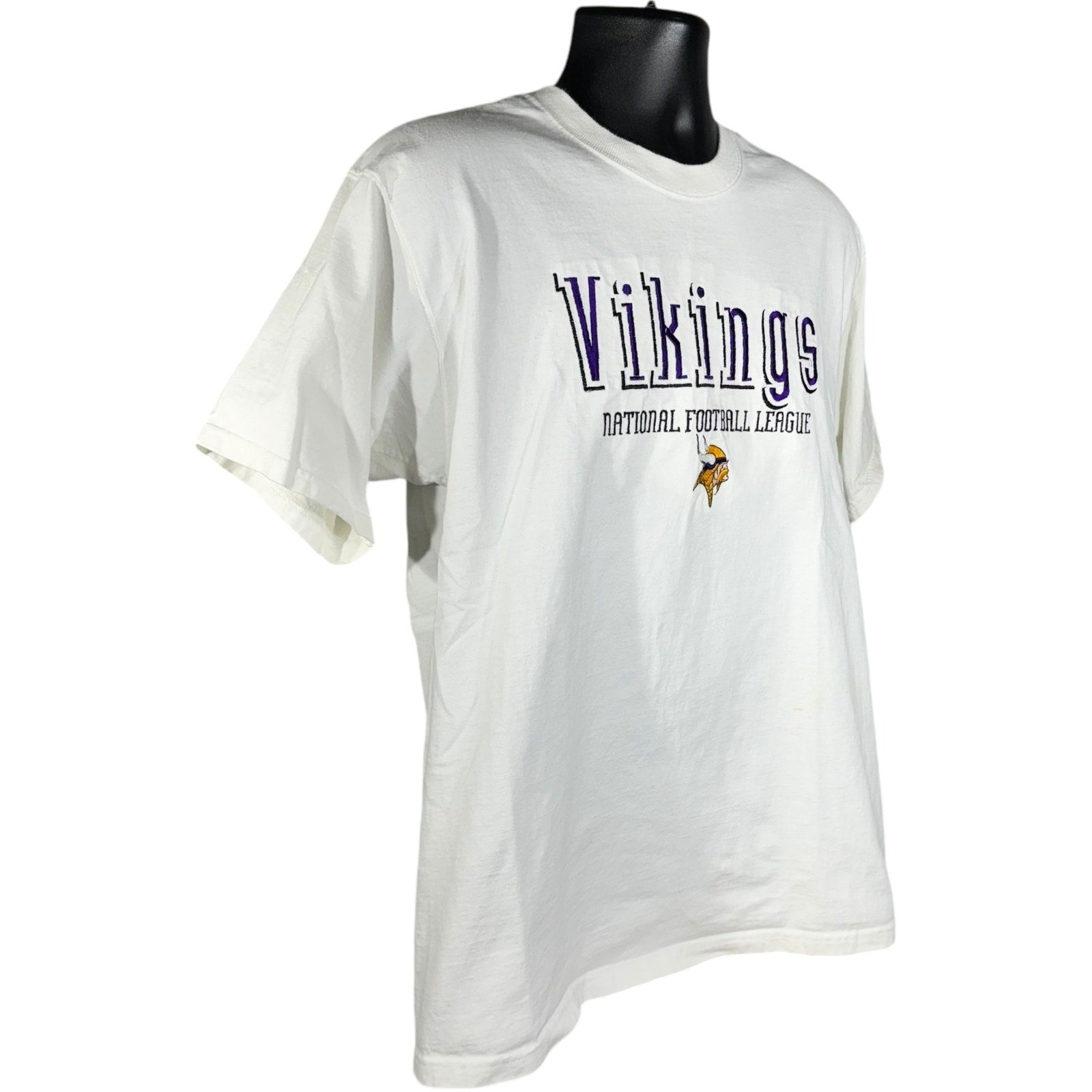 Vintage Pro Player Minnesota Vikings NFL Spellout Tee 90s