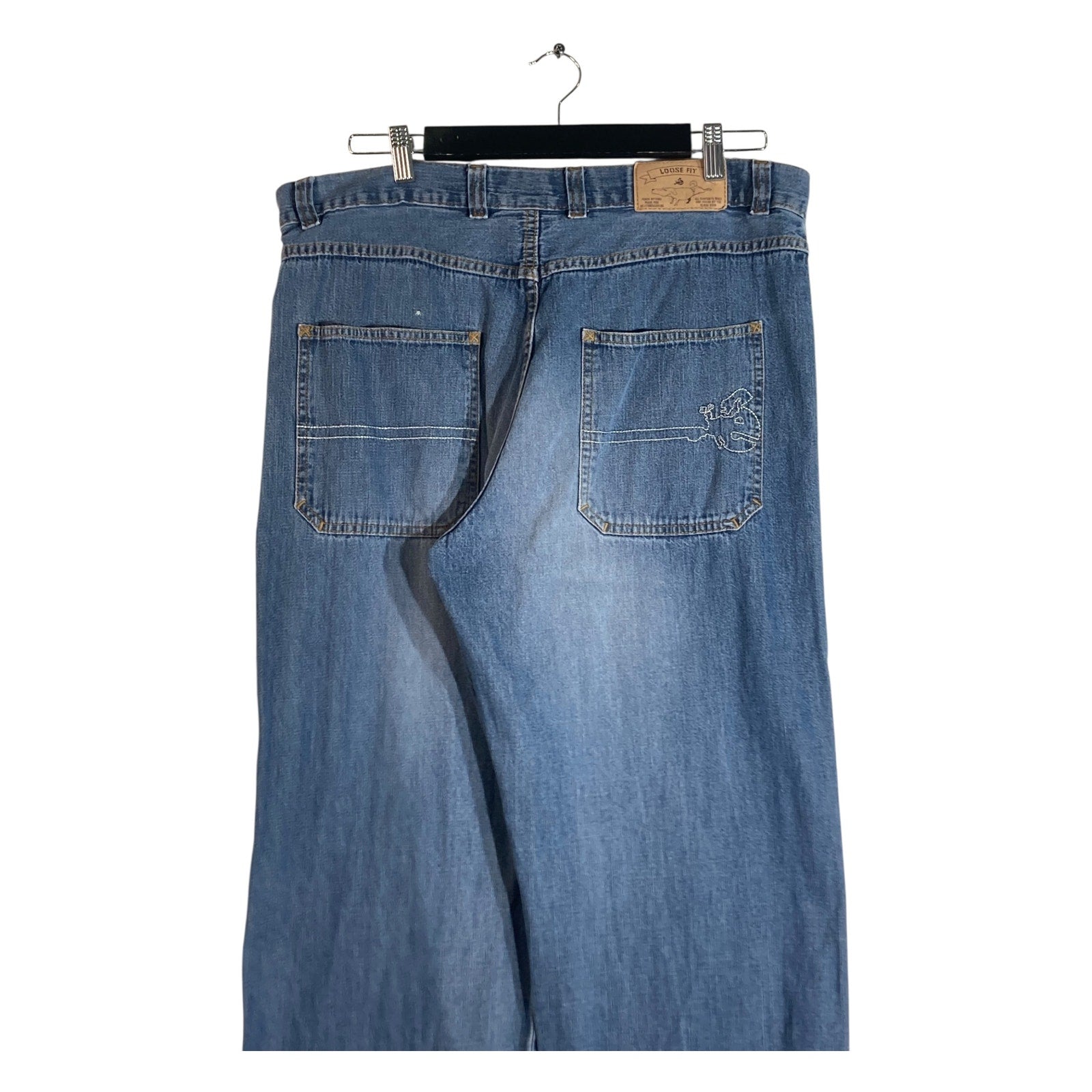 Vintage Straight Leg Denim Jeans