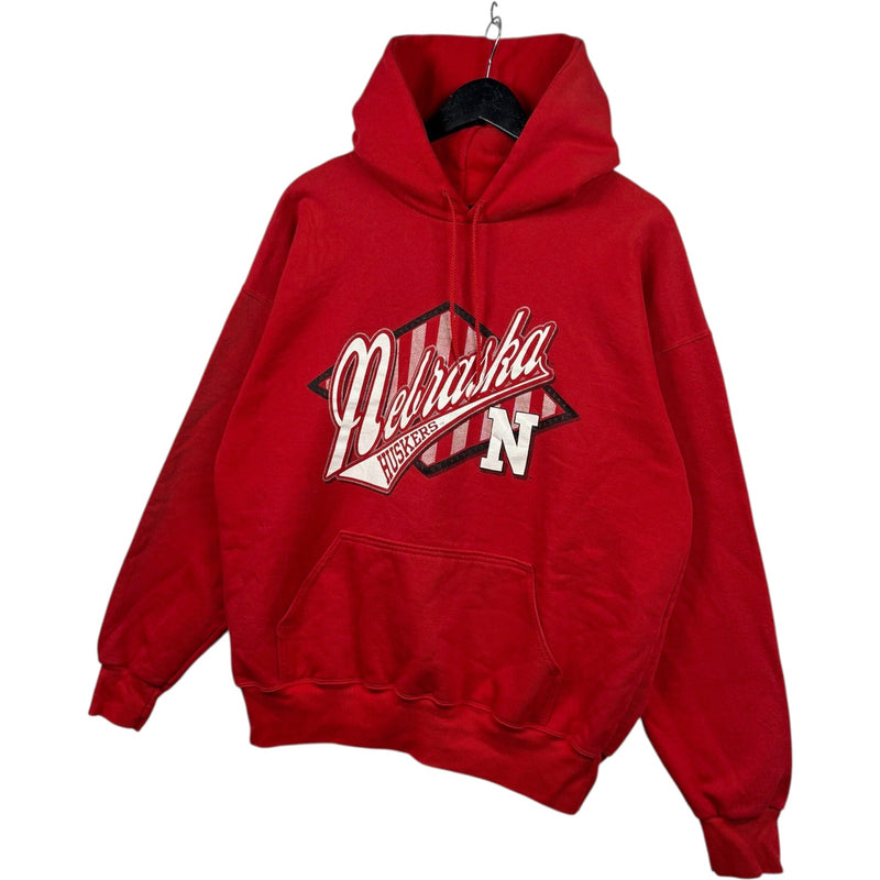Vintage University Of Nebraska Huskers Spellout Hoodie