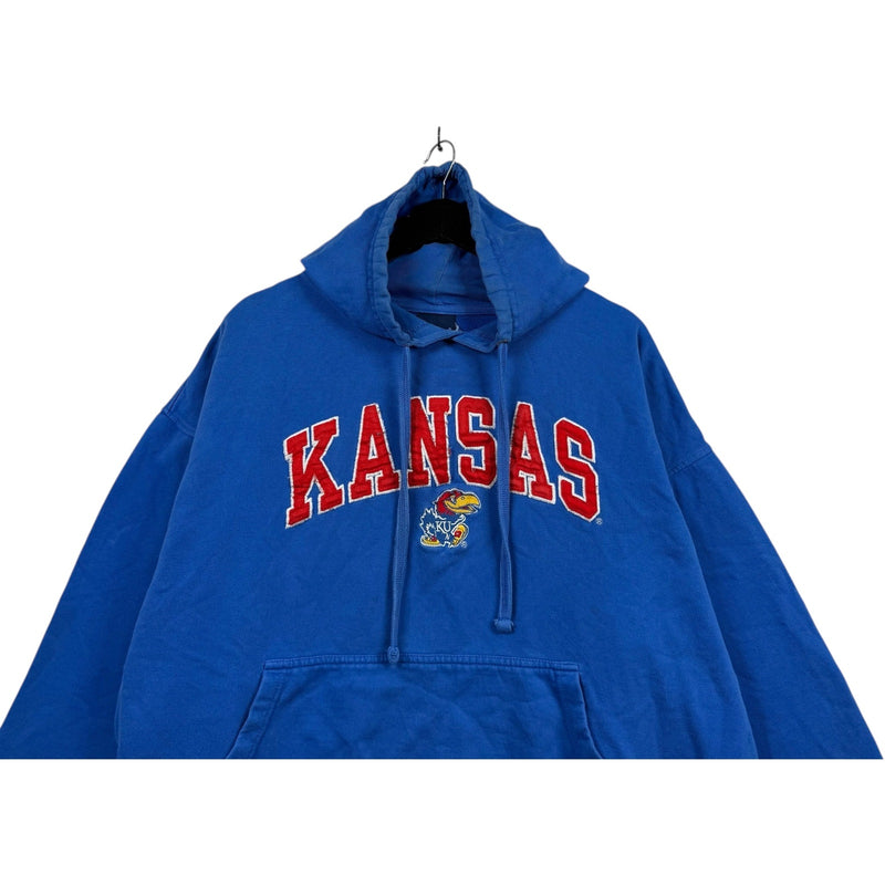 Vintage Kansas University Chest Spellout Hoodie