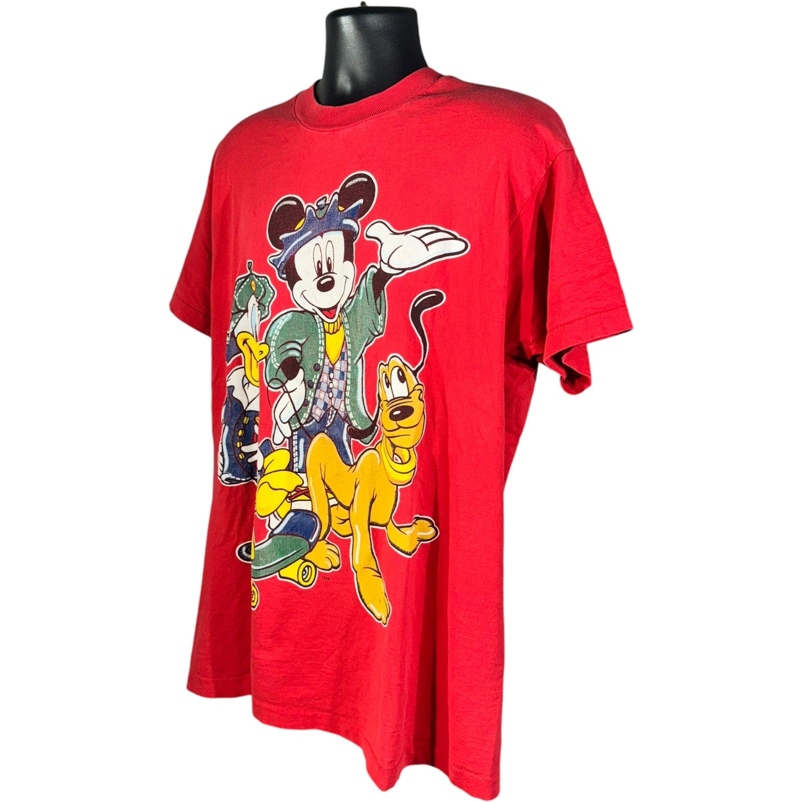 Vintage Mickey Unlimited Mickey And Donald Skateboarding Tee