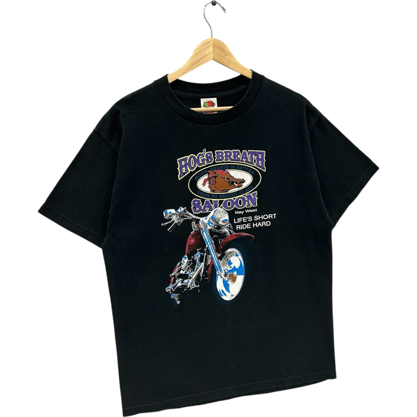 Vintage Hog's Breath Saloon Key West Biker Tee