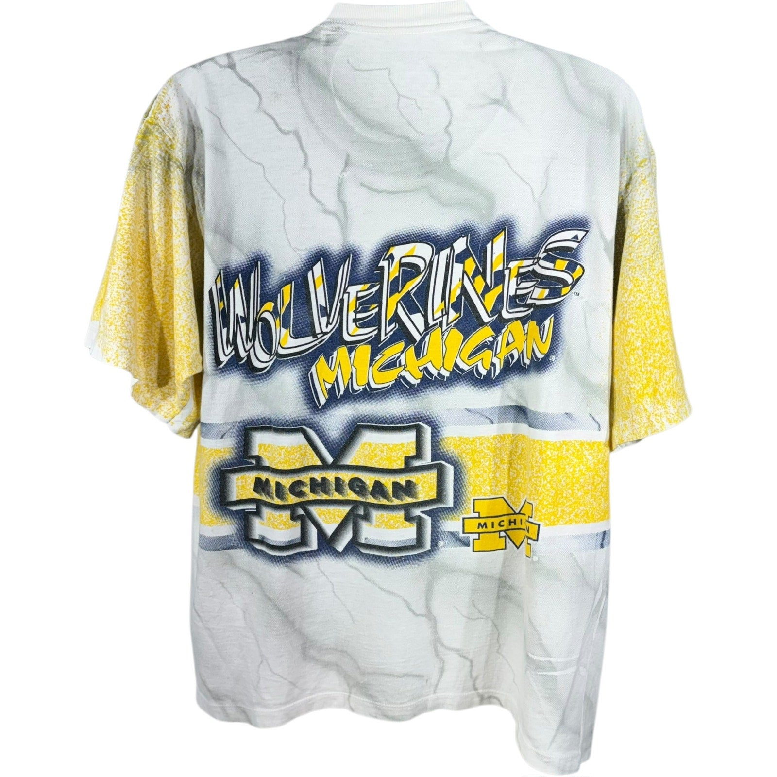 Vintage University of Michigan Wolverines AOP Tee 90s