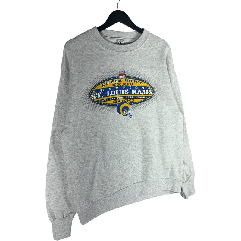 Vintage NFL St. Louis Rams Super Bowl XXXIV Champs Crewneck