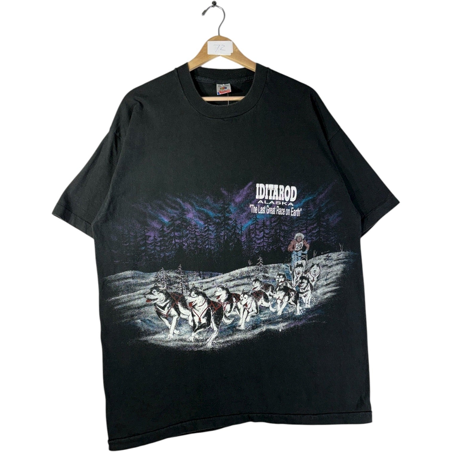 Vintage Iditarod Alaska Dog Sledding T-Shirt