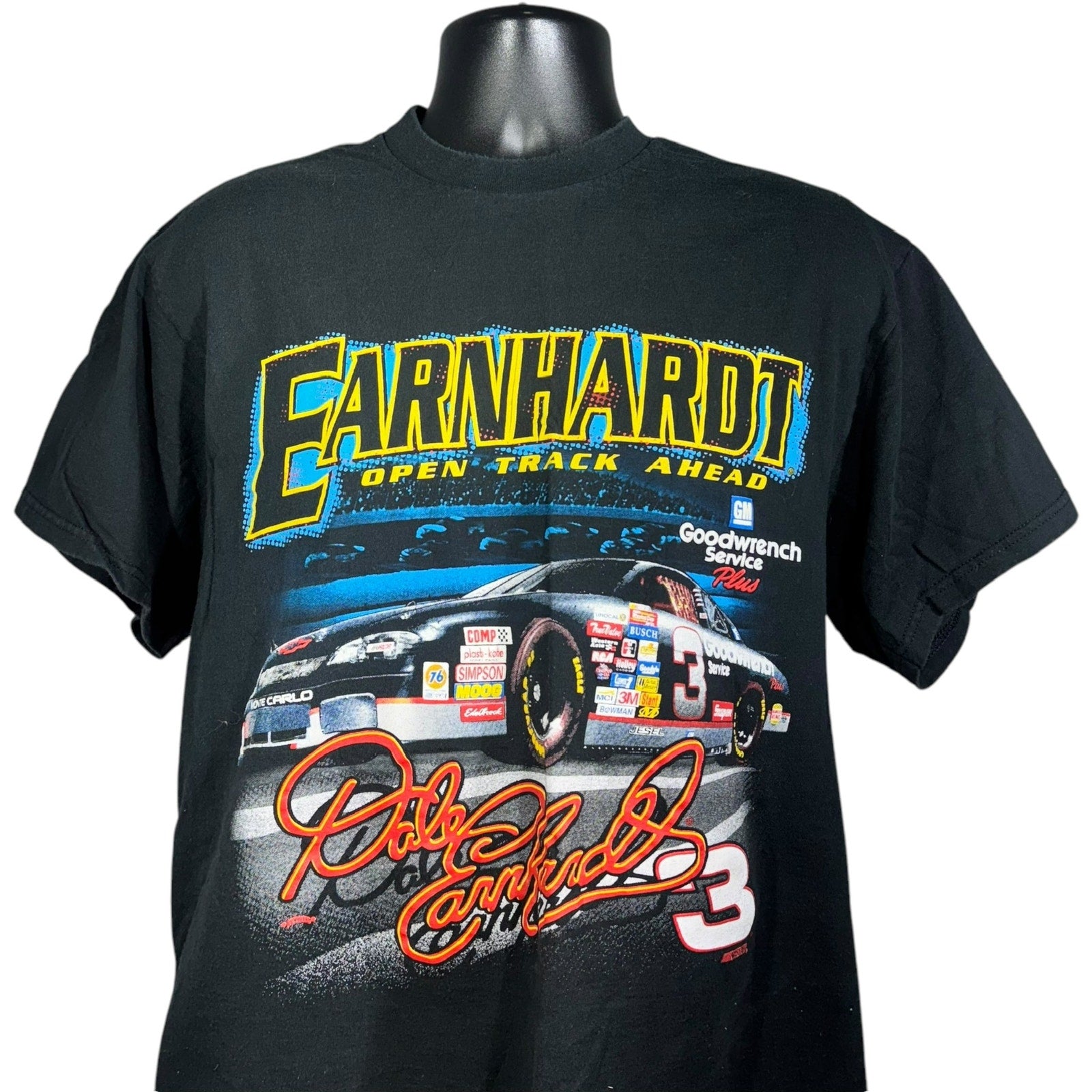 Vintage NASCAR Dale Earnhardt "Open Track Ahead" Racing Tee