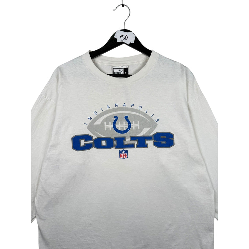 Vintage Puma Indianapolis Colts NFL Long Sleeve T-Shirt