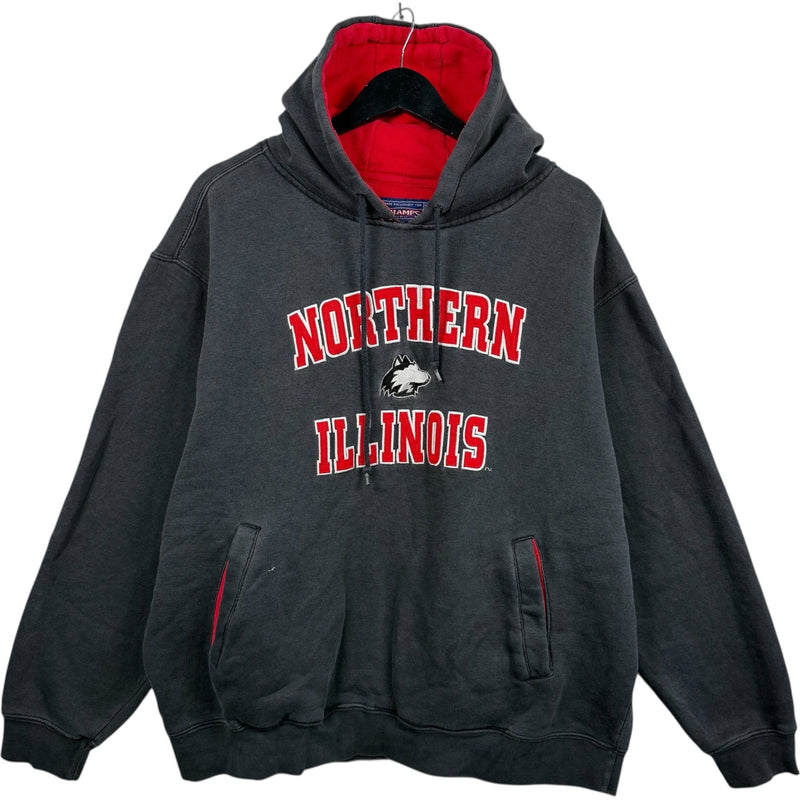 Vintage University Of Northern Illinois Spellout Hoodie