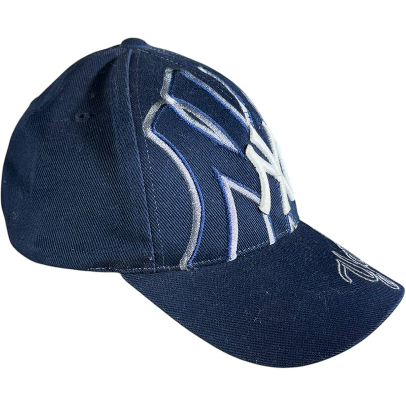 Vintage New York Yankees Double Logo Velcro Hat