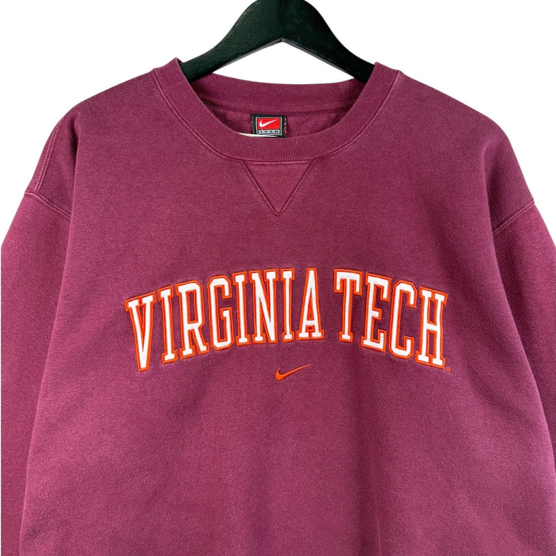 Vintage Nike Team Virginia Tech Hokies Crewneck