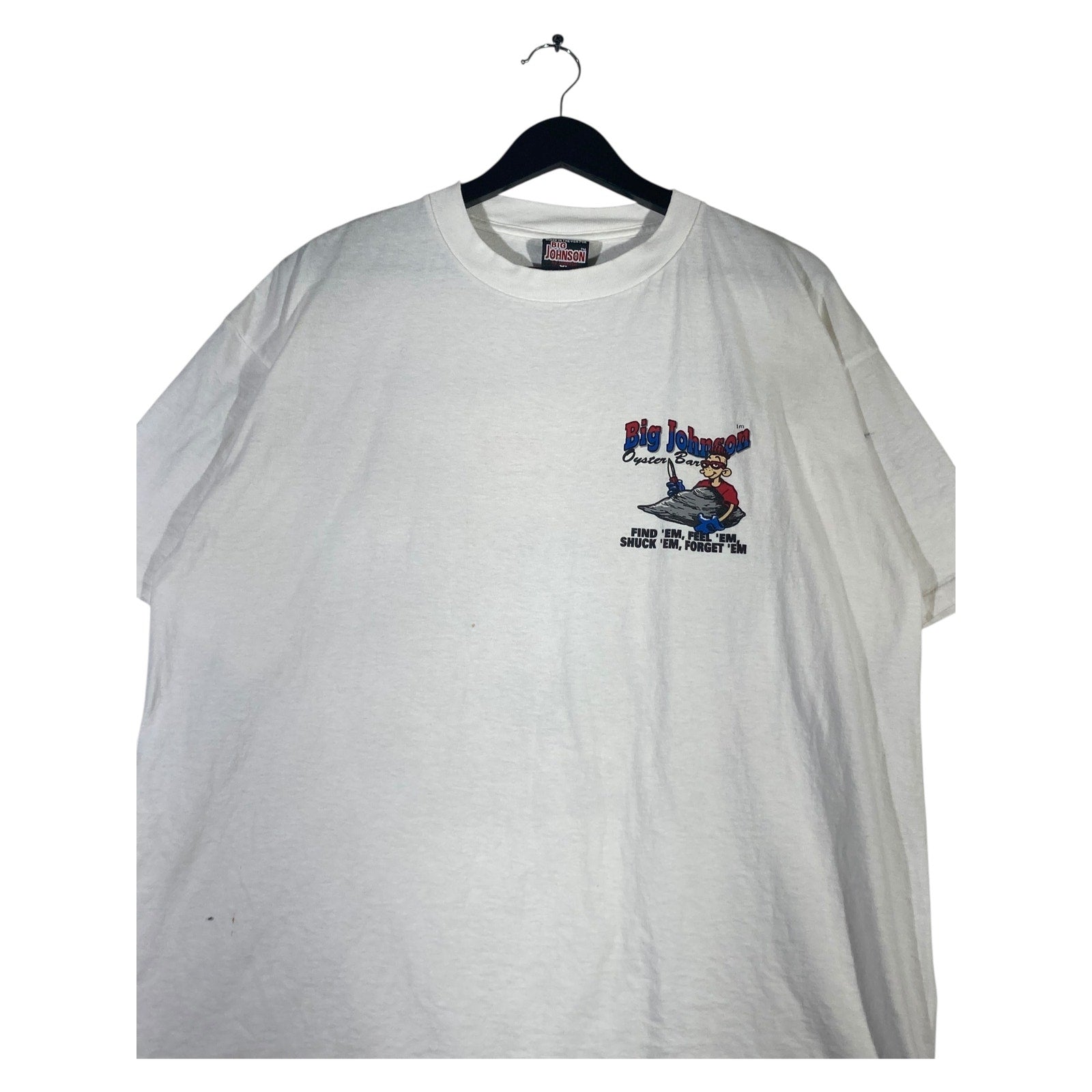 Vintage Big Johnson Oyster Bar Short Sleeve T-Shirt