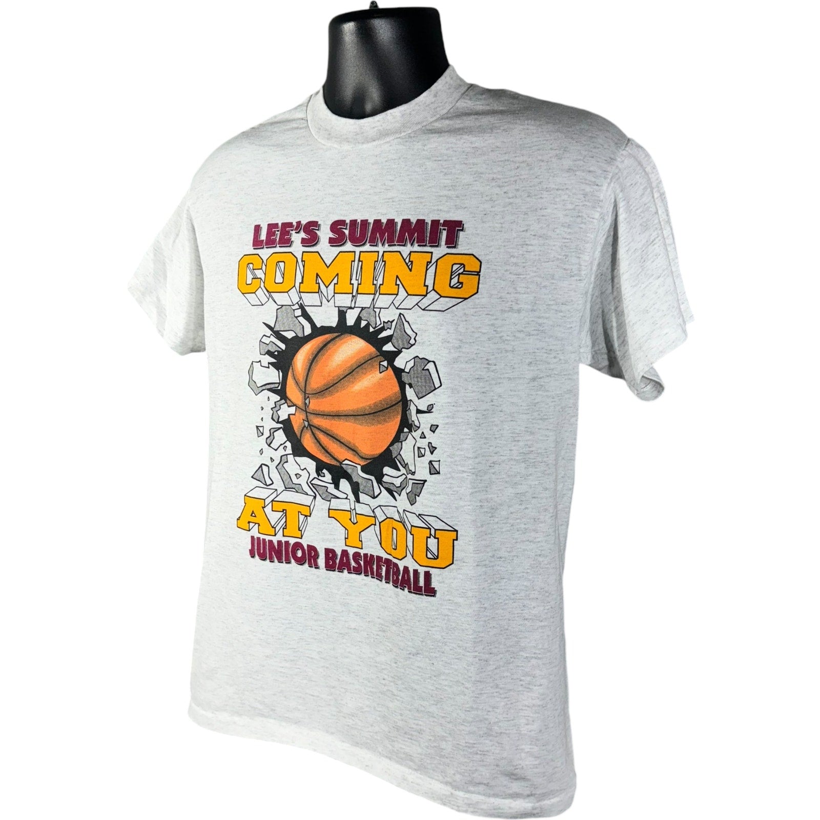 Vintage Lee's Summit Coming At You Junior Basketball Tee 90s