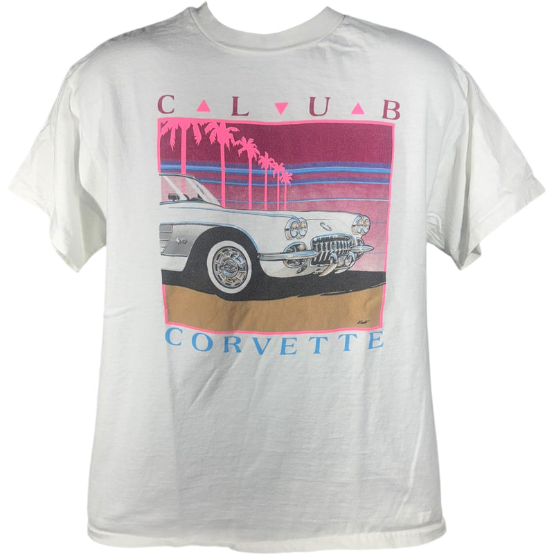 Vintage Club Corvette Classic Car Tee 80s